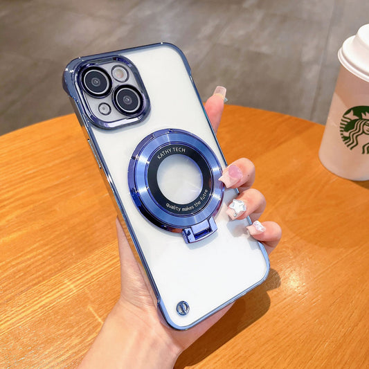 blue iPhone 15 Frameless Cover