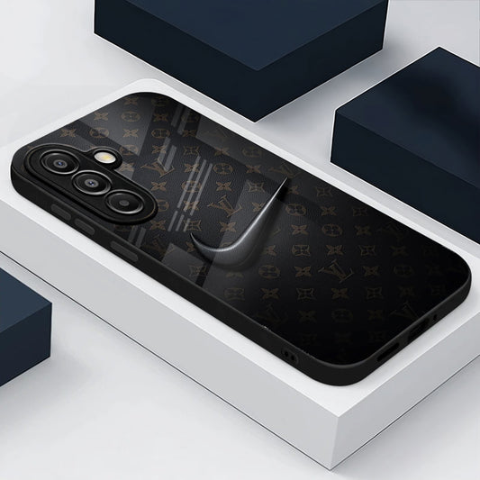 Samsung Galaxy A36 5G Premium Acrylic Shockproof Glass Back Case (Luxury Pattern)