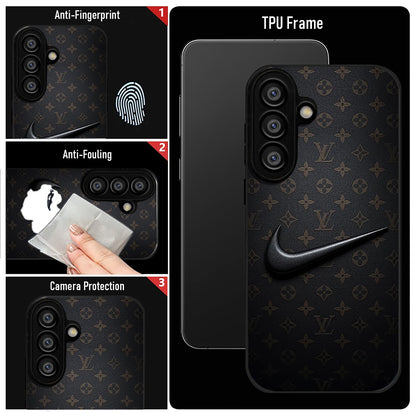 Samsung Galaxy A36 5G Premium Acrylic Shockproof Glass Back Case (Luxury Pattern)