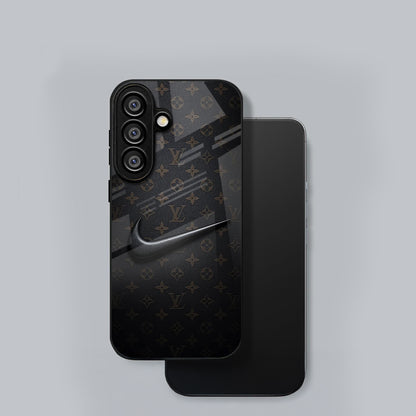 Samsung Galaxy A36 5G Premium Acrylic Shockproof Glass Back Case (Luxury Pattern)