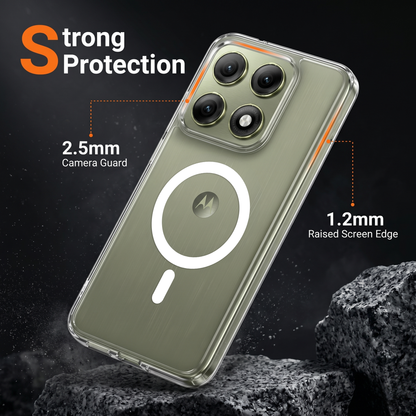 Motorola Edge 70 Pro 5G Clear Anti-Yellow MagSafe Protective Case