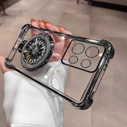 Motorola Edge 50 5G Premium Stress Buster Wheel Rotating Shockproof Airbags Case
