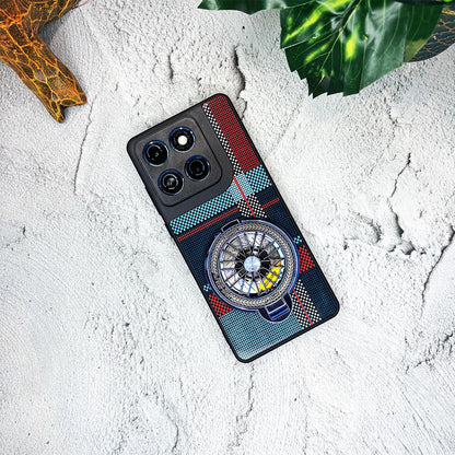 Motorola Edge 60 Fusion 5G Premium Stress Buster Wheel Grid Pattern Back Case