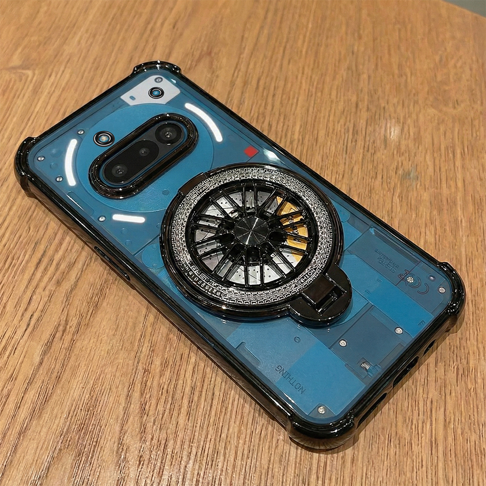 Nothing Phone 3a 5G Premium Stress Buster Wheel Rotating Shockproof Airbags Case