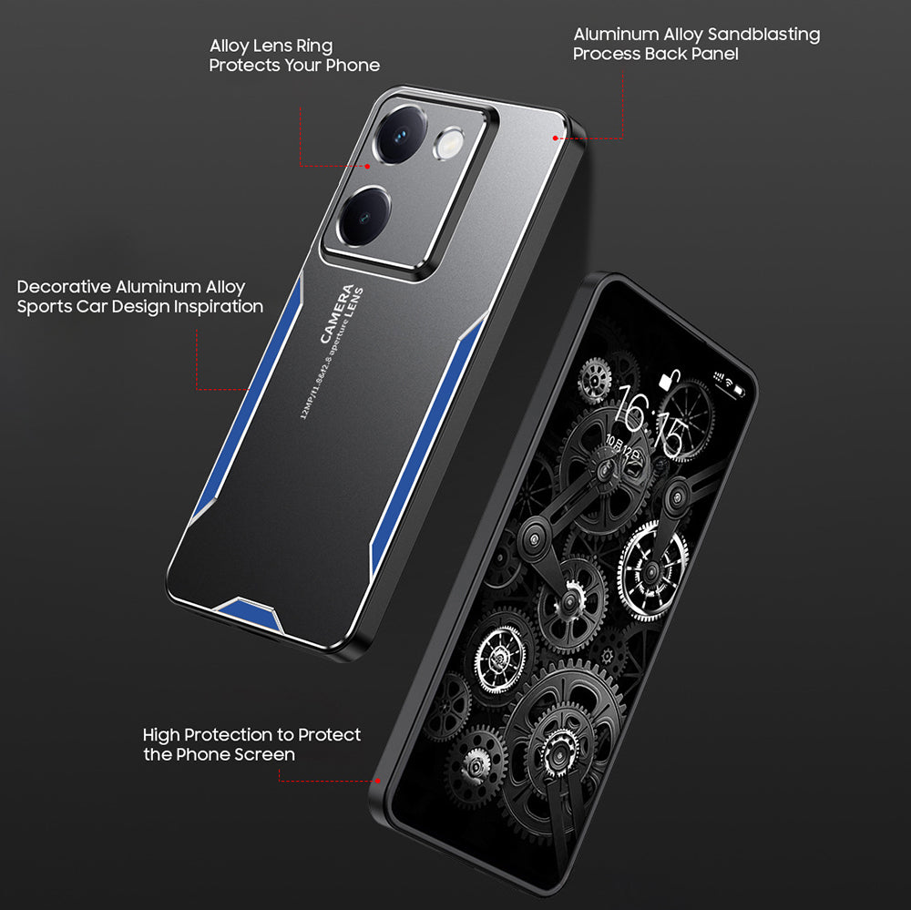 Vivo Y200 Pro 5G Luxury Aluminum Metal Frame Protective Case
