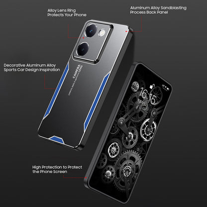Vivo Y200 Pro 5G Luxury Aluminum Metal Frame Protective Case