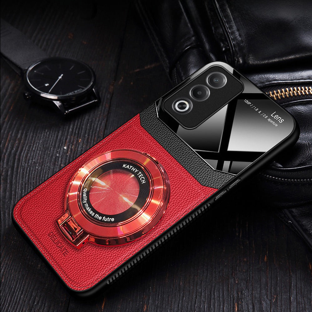 Leather Back Cover Oppo A3 Pro