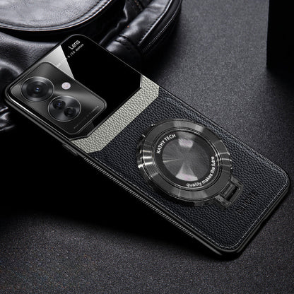 Oppo F25 Pro 5G Black leather Case