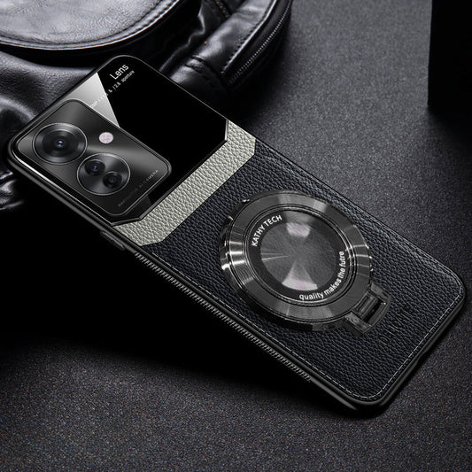 Oppo F25 Pro 5G Black leather Case