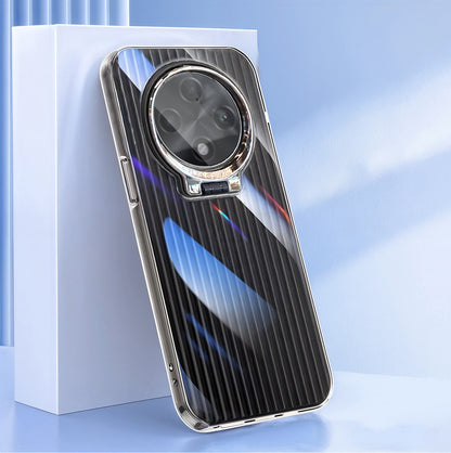 Oppo F27 Pro+ 5G Luxury Dual Layer Hybrid Camera Ring Stand Case