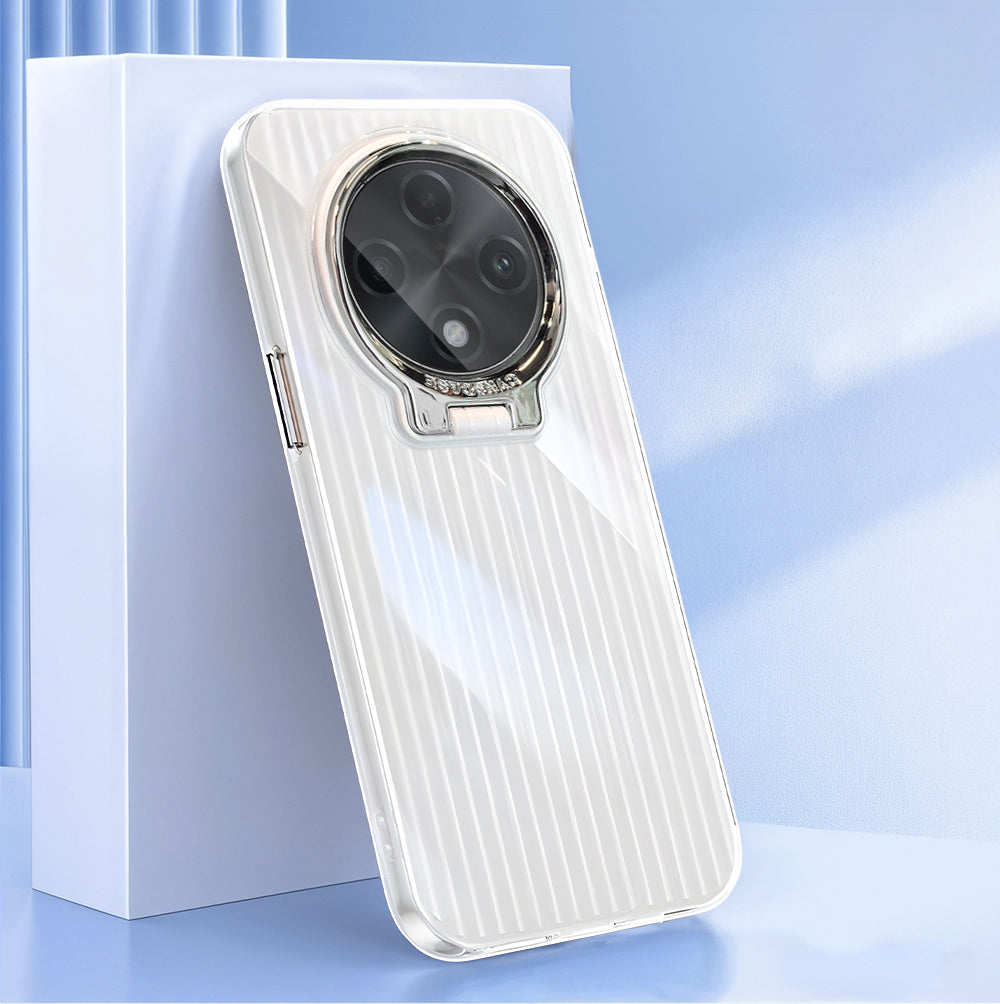 Oppo F27 Pro+ 5G Luxury Dual Layer Hybrid Camera Ring Stand Case