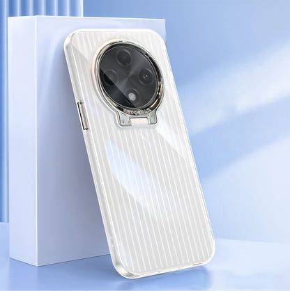 Oppo F27 Pro+ 5G Luxury Dual Layer Hybrid Camera Ring Stand Case