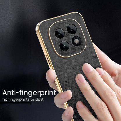 Oppo F29 Pro 5G Premium Electroplated Frame Gold Thread Pattern Soft Case