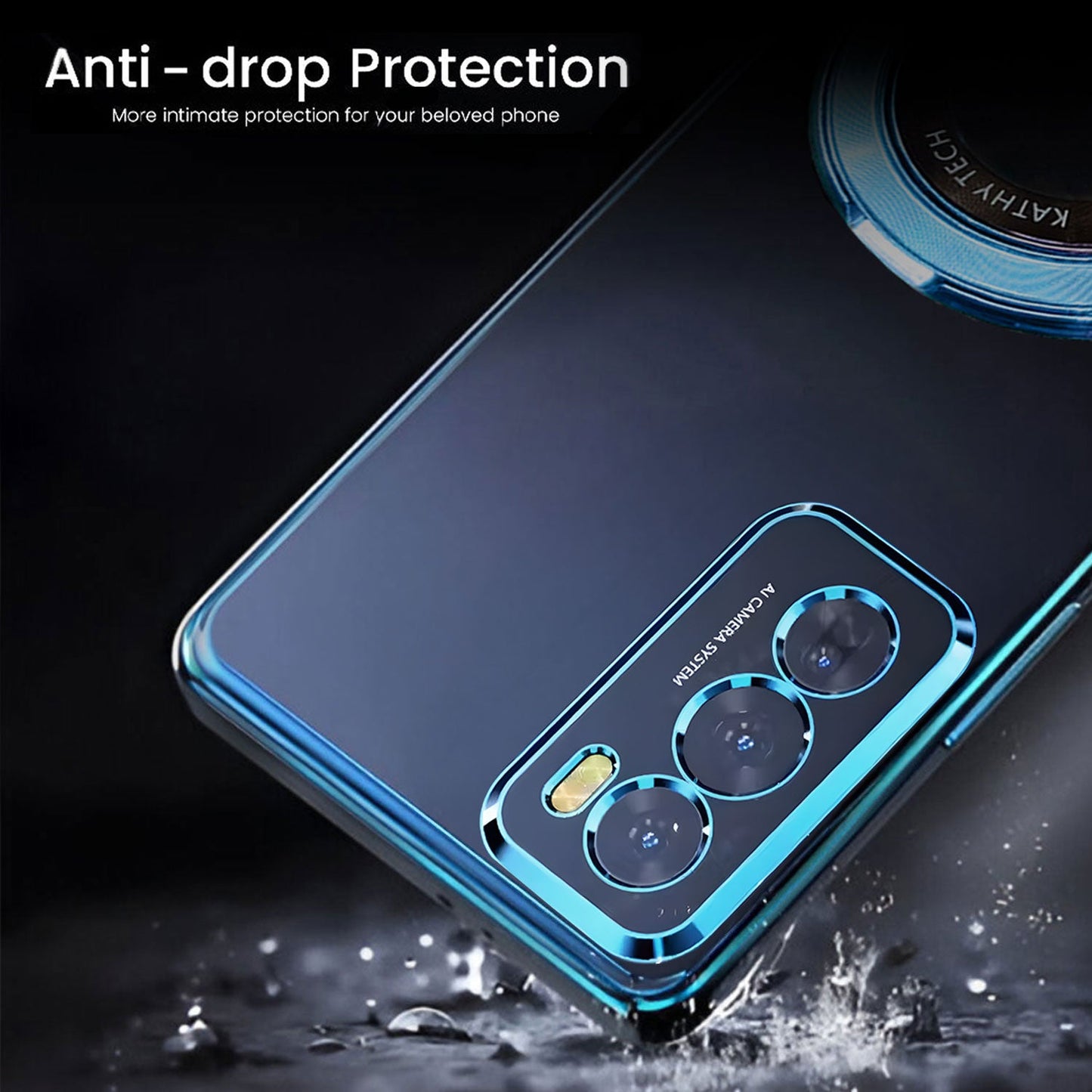 Oppo Reno 12 Pro 5G Magnifier Electroplating Case