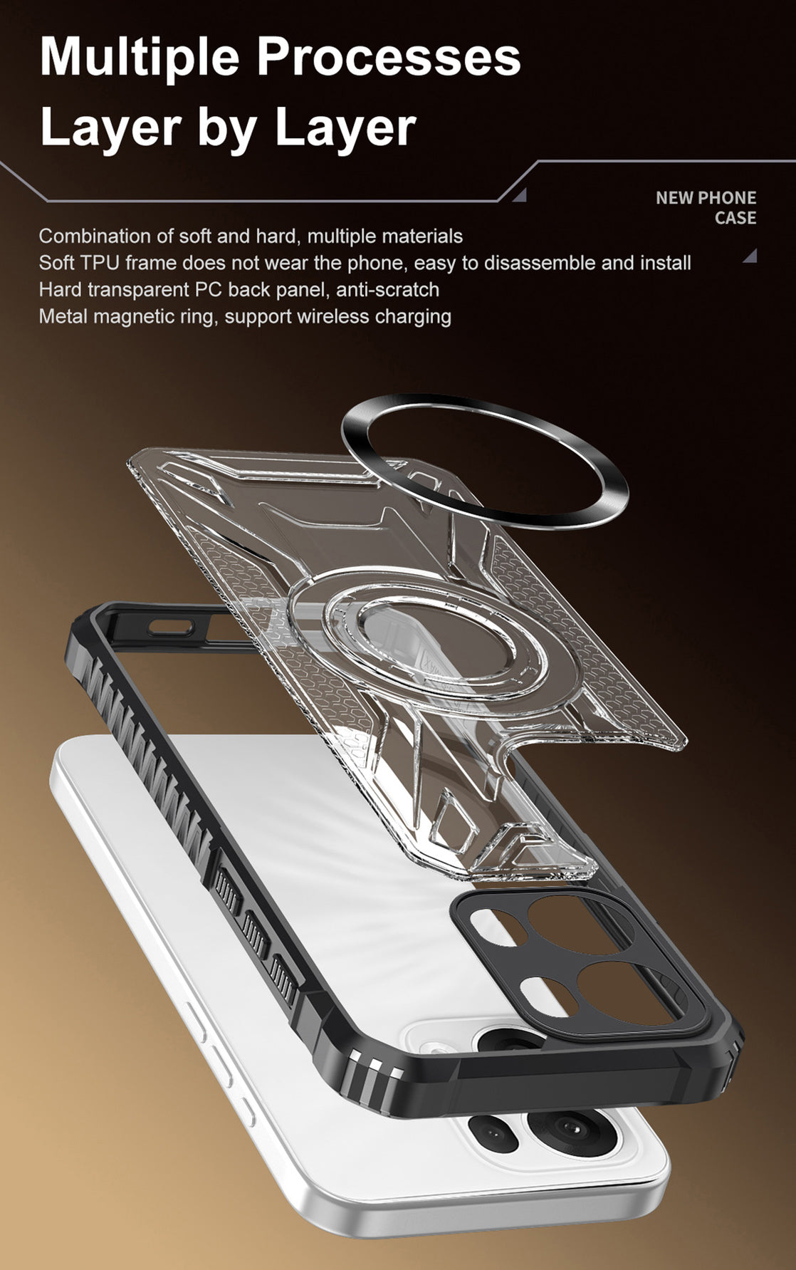 Oppo Reno 13 5G Magsafe Shockproof Armour Case