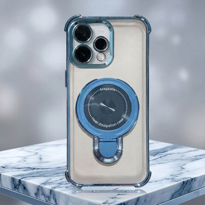 Oppo Reno 15 5G Luxury Four Corner Invincible Bracket Ring Stand Case