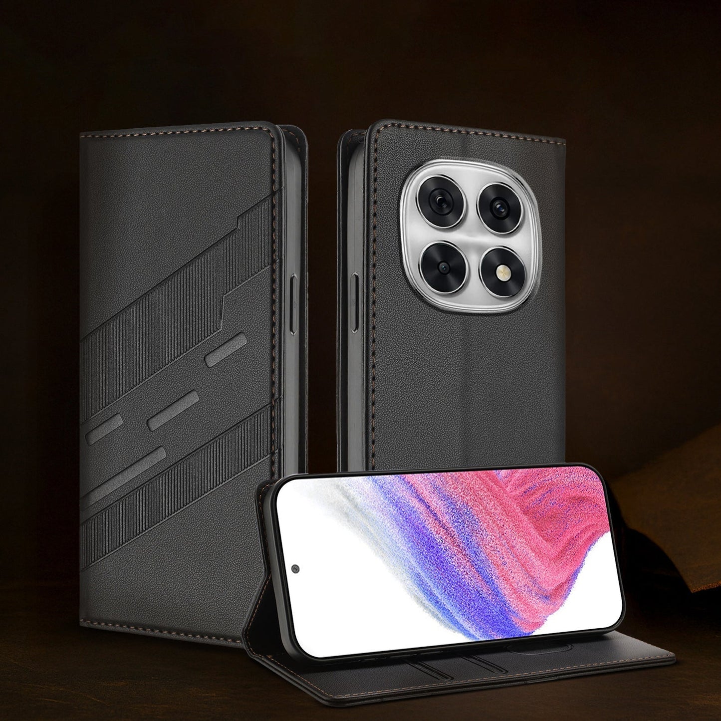 Retro floral embossed wallet flip case for Oppo F29 Pro 5G