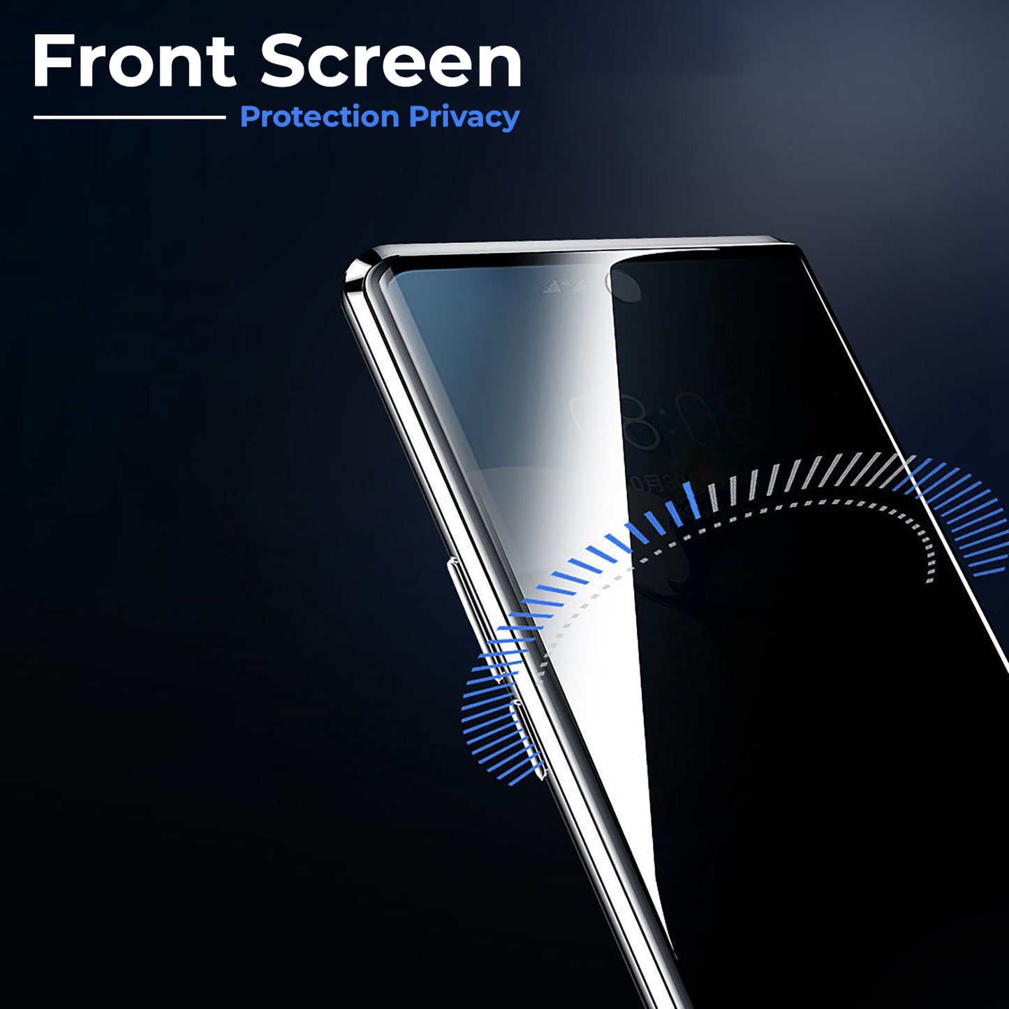 iPhone 11 Pro Max Double Magnetic Privacy Glass Back 360° Protection Cover
