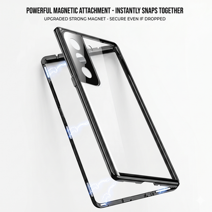 Samsung Galaxy S21 Plus 5G Double Magnetic Privacy Glass Back 360° Protection Cover