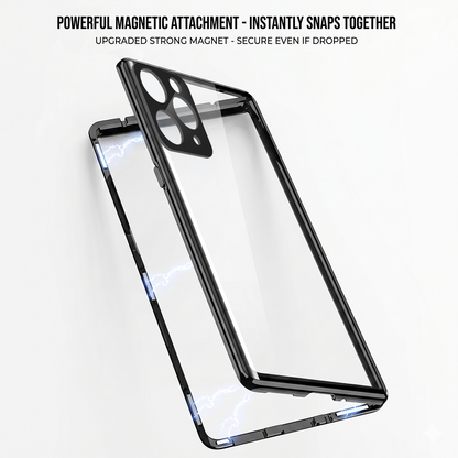 iPhone 11 Pro Max Double Magnetic Privacy Glass Back 360° Protection Cover
