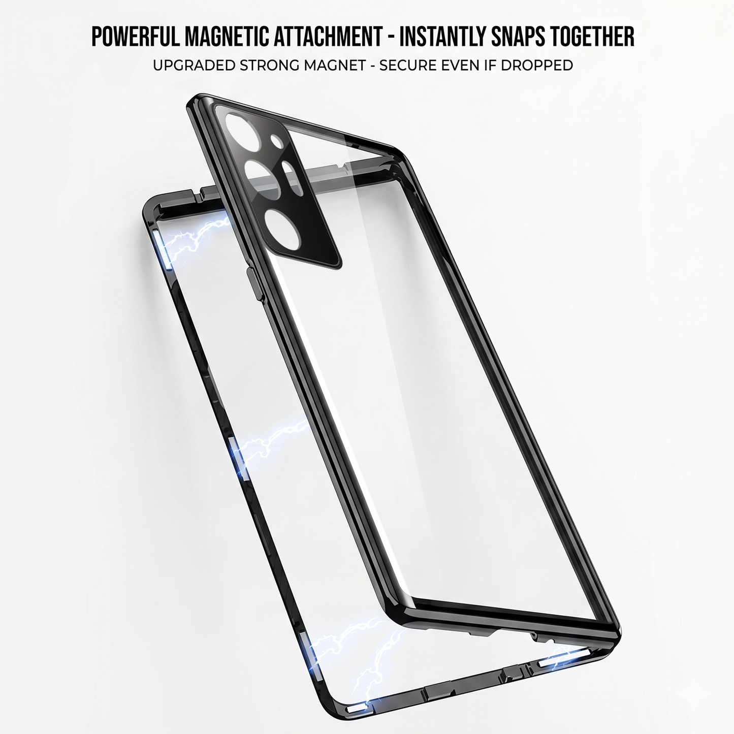 Samsung Galaxy Note 20 Ultra 5G Double Magnetic Privacy Glass Back 360° Protection Cover