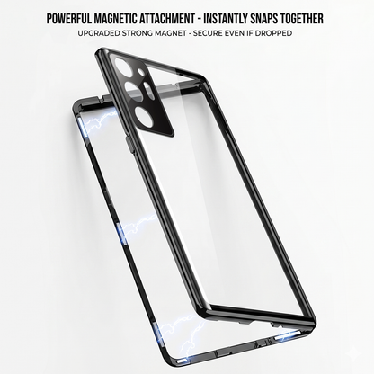 Samsung Galaxy Note 20 Ultra 5G Double Magnetic Privacy Glass Back 360° Protection Cover