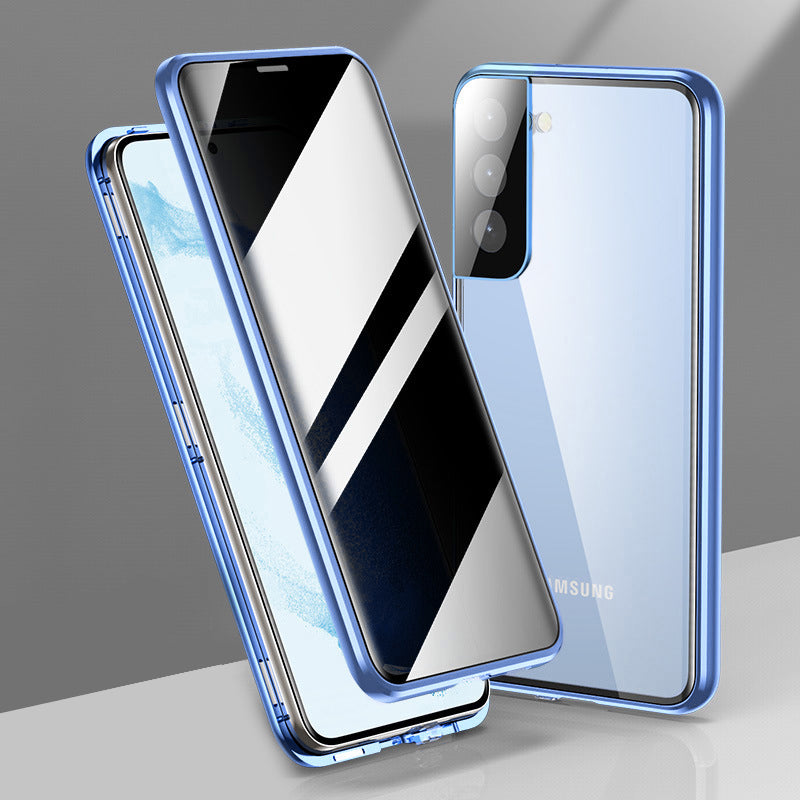 Samsung Galaxy S21 Plus 5G Double Magnetic Privacy Glass Back 360° Protection Cover