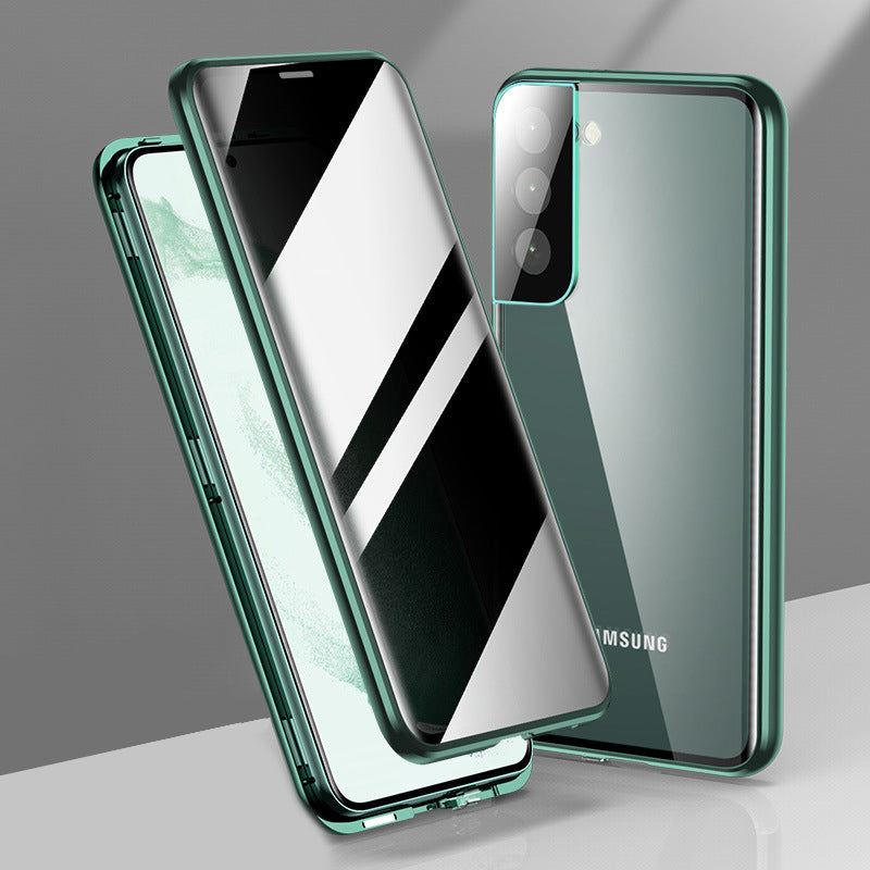 Samsung Galaxy S21 Plus 5G Double Magnetic Privacy Glass Back 360° Protection Cover