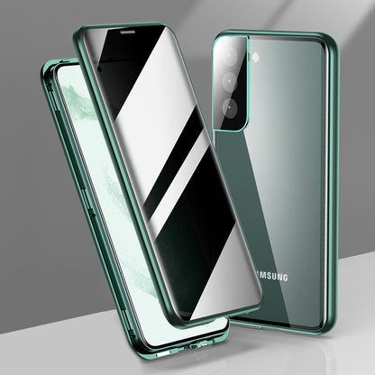 Samsung Galaxy S21 Plus 5G Double Magnetic Privacy Glass Back 360° Protection Cover