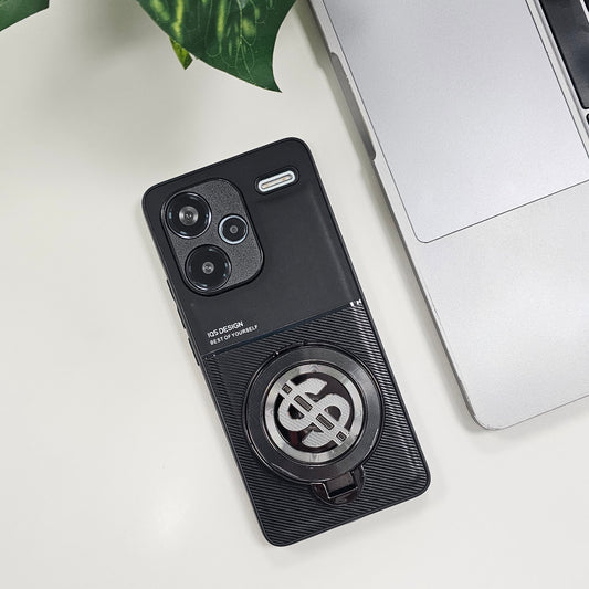 Redmi Note 13 Pro+ 5G Luxury Hybrid Money Magnet Rotating Dollar Case