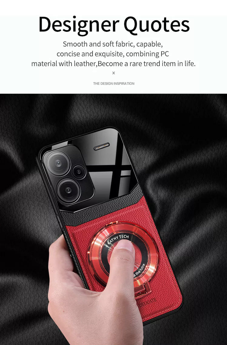Redmi Note 13 Pro Plus 5g Leather Back Cover 