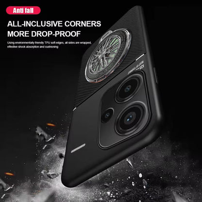 Redmi Note 13 Pro+ 5G Stress Buster Wheel Skin Feel Scratch Resistant Back Case