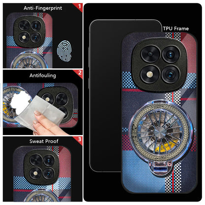Redmi Note 14 Pro+ 5G Premium Stress Buster Wheel Grid Pattern Back Case