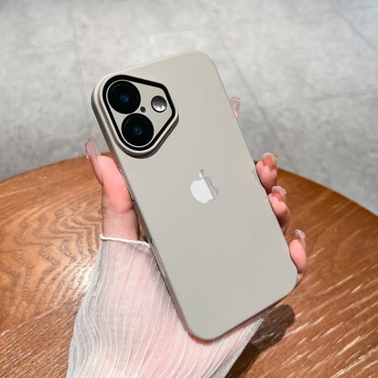 iPhone 16 Luxury Matte With Logo iPhone Case