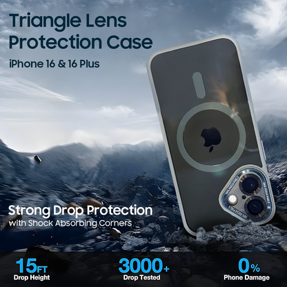 iPhone 16/16 Plus Triangle Lens Protection iPhone Case