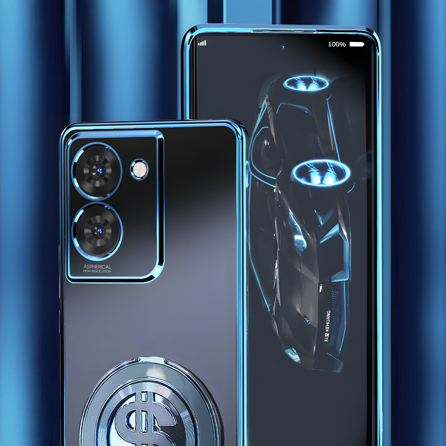 Vivo Y28s 5G Electroplating Dollar Case