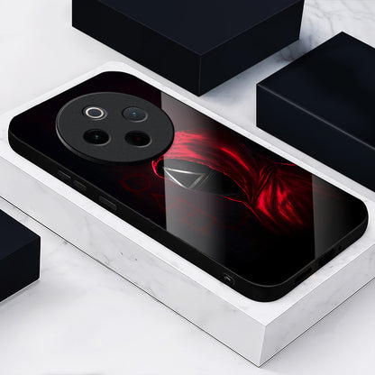 Vivo T4 5G Premium Acrylic Shockproof Glass Back Case  (Triangle Mask)