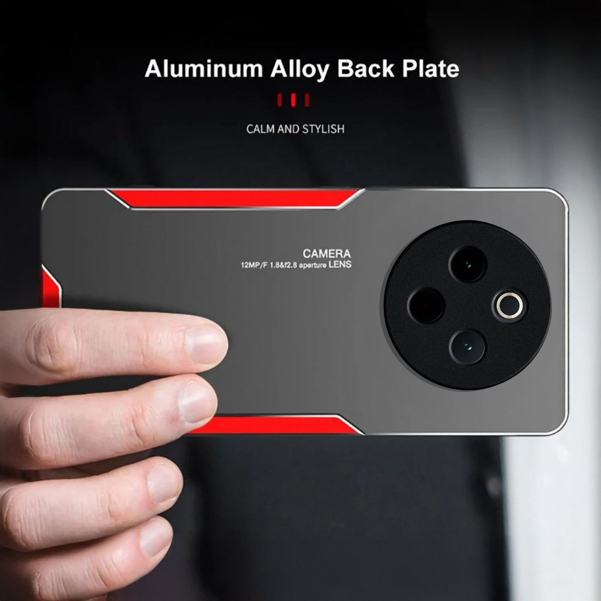 Vivo T4 5G Metal Frame Back Cover