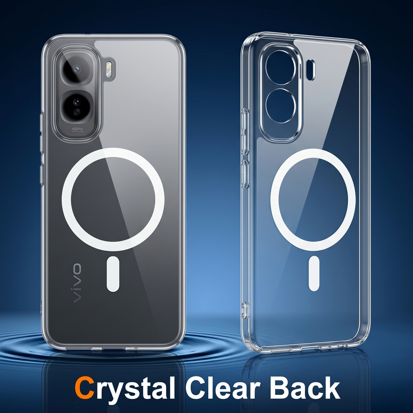 Vivo T5 Pro 5G Clear Anti-Yellow MagSafe Protective Case