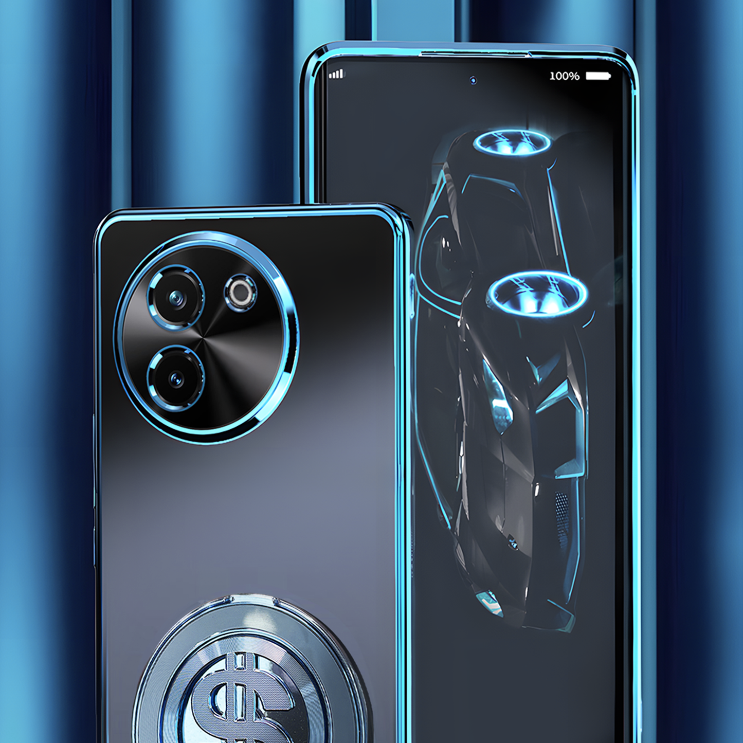 Vivo V30e 5G Electroplating Dollar Case