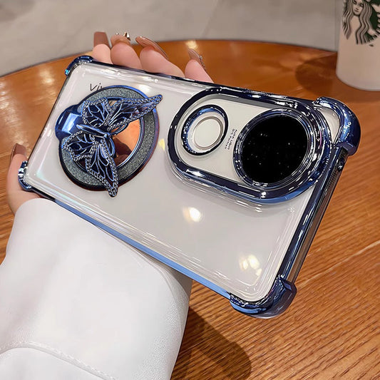 Vivo T4R 5G Premium Butterfly Stand Airbags Case