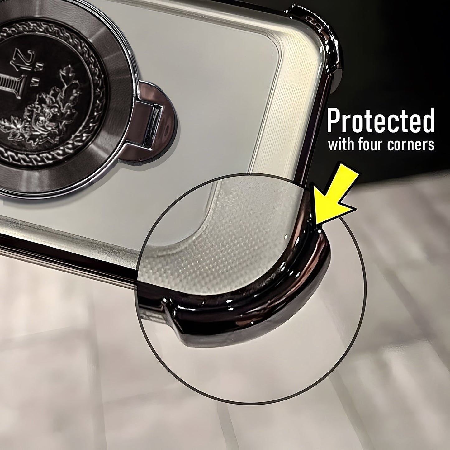 Vivo V70 Elite 5G Premium Billion Wheel Rotating Shockproof Airbags Case