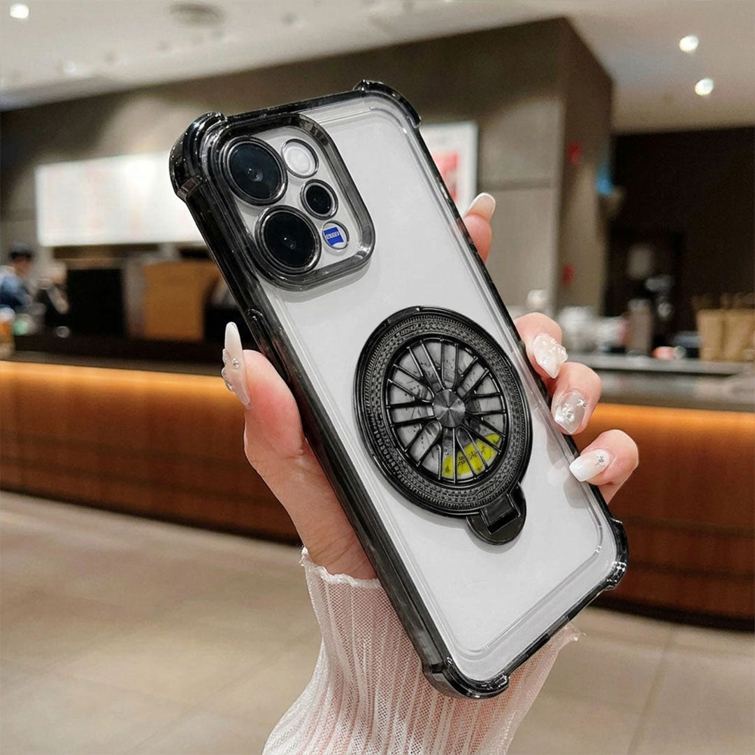 Vivo V70 Elite 5G Premium Stress Buster Wheel Rotating Shockproof Airbags Case