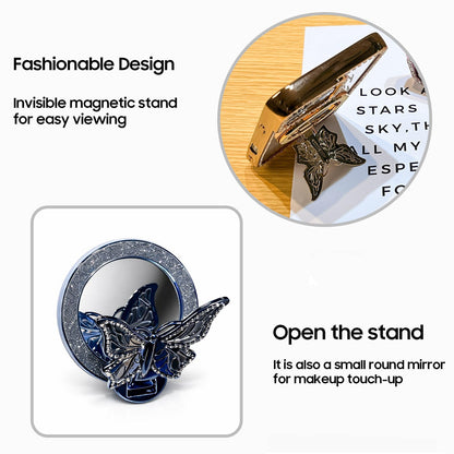 Vivo Y400 Pro 5G Premium Butterfly Stand Airbags Case