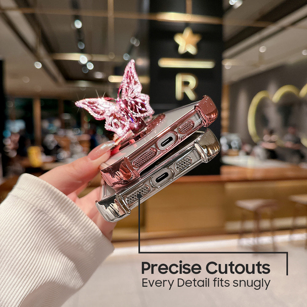 Vivo Y400 Pro 5G Premium Butterfly Stand Airbags Case