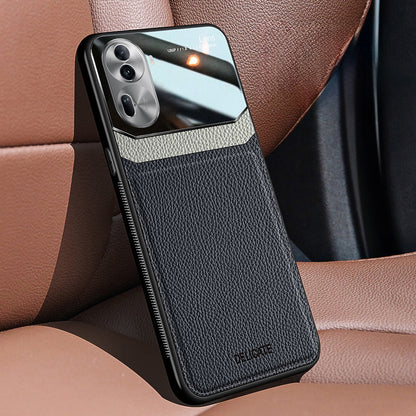 Oppo Reno 11 Pro 5G Premium Leather Lens Protective Case