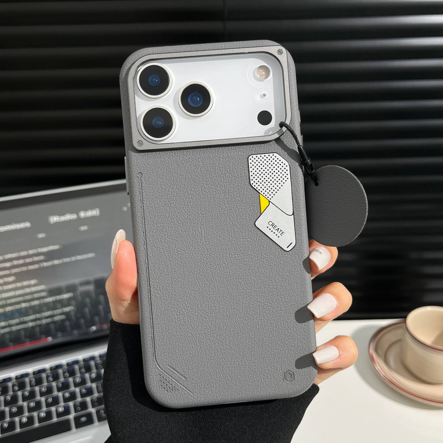 iPhone 17 Pro & 17 Pro Max Soft PU Leather Texture Magnetic Case