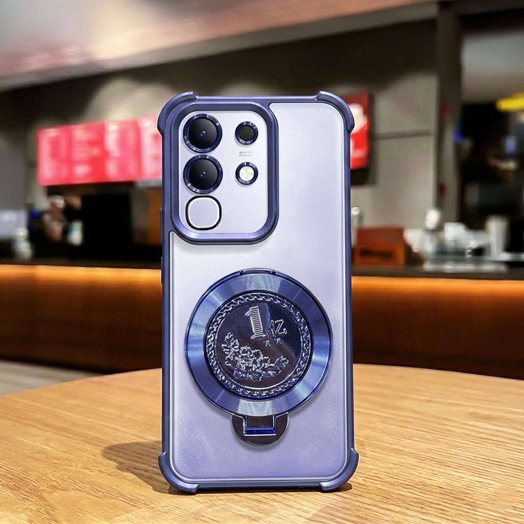 Vivo T4x 5G Premium Billion Wheel Rotating Shockproof Airbags Case