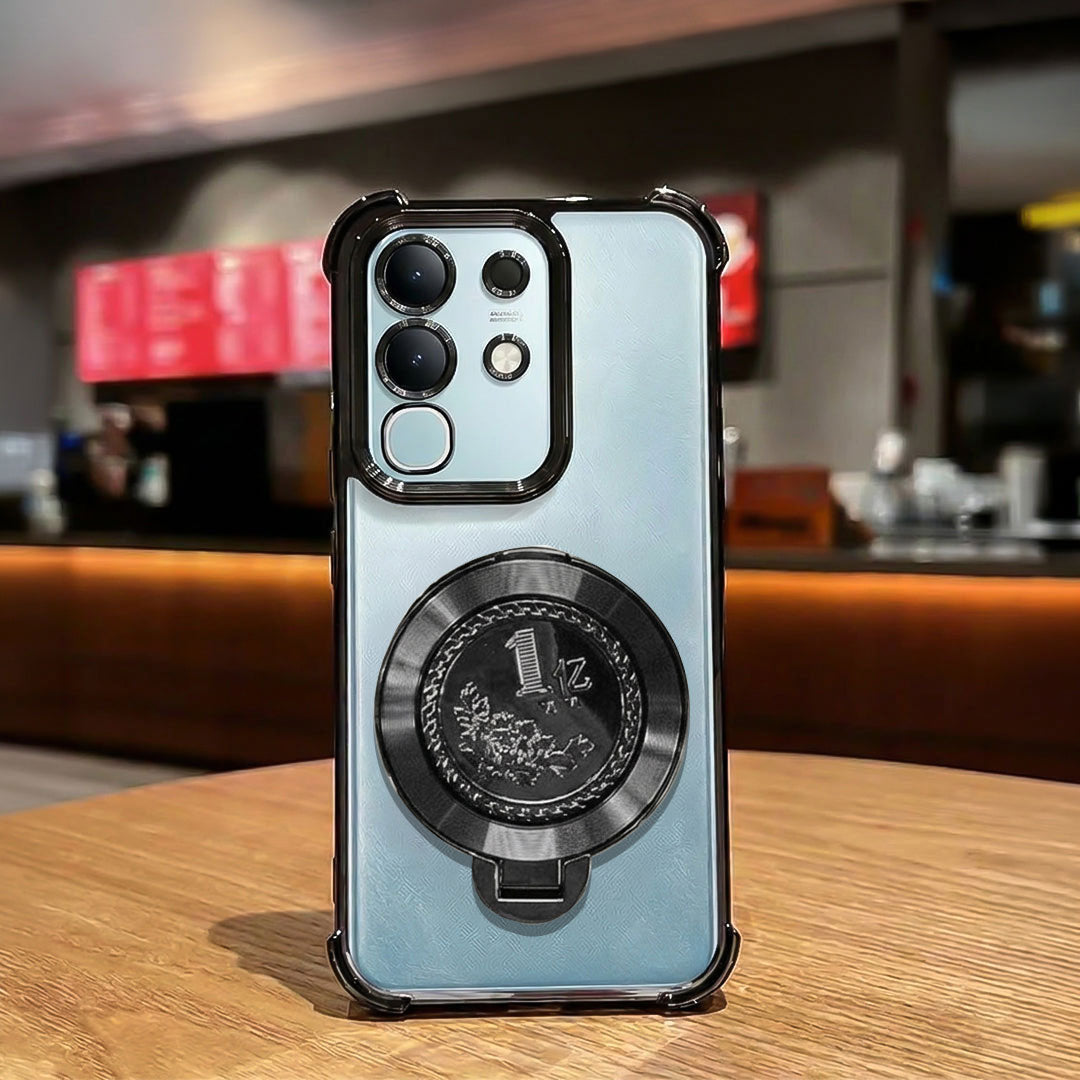 Vivo T4x 5G Premium Billion Wheel Rotating Shockproof Airbags Case