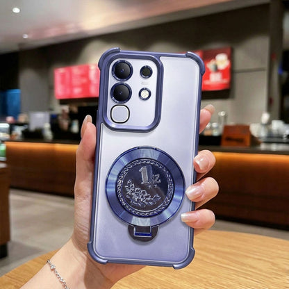 Vivo T4x 5G Premium Billion Wheel Rotating Shockproof Airbags Case